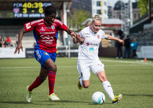 Vittsjös Nkemjika Ezurike mot Rosengårds Iina Salmi