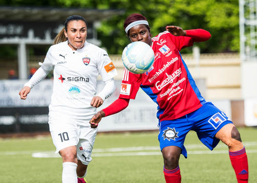 Rosengårds Marta Viera Da Silva och Vittsjös Ngozi Okobi