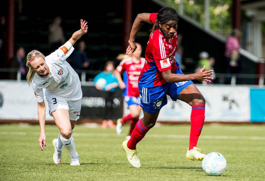 Vittsjös Nkemjika Ezurike mot Rosengårds Amanda Ilestedt