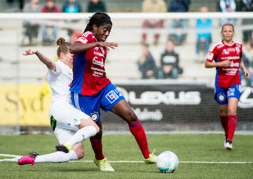 Vittsjös Nkemjika Ezurike mot Rosengårds Emma Berglund