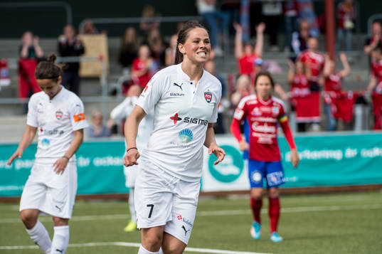 Rosengårds Sara Björk Gunnarsdottir deppar