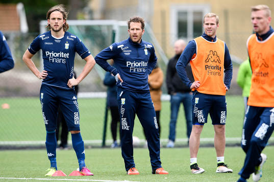 IFK Göteborgs Tom Pettersson, Tobias Hysén och Gustav