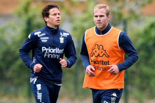 IFK Göteborgs Mads Albeck och Gustav Engvall