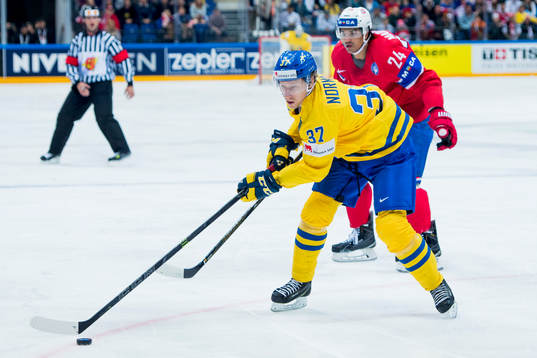 Sveriges Johan Norman och Norges Andreas Martinsen