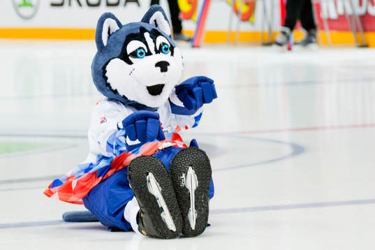 Ishockey-VMs officiella maskot Laika