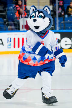 Ishockey-VMs officiella maskot Laika