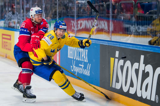 Norges Ole-Kristian Tollefsen och Sveriges Johan Sundström