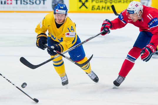 Sveriges Gustav Nyquist och Norges Andreas Stene
