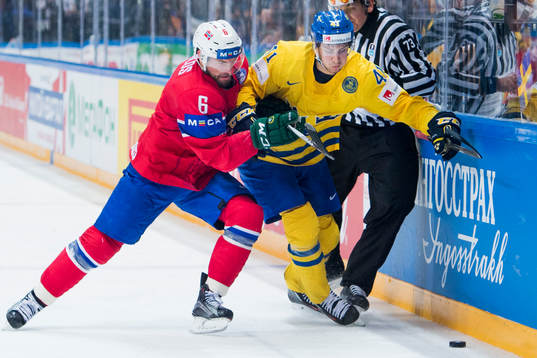 Norges Jonas Holos och Sveriges Alexander Wennberg