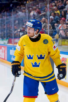 Sveriges Gustav Nyquist jublar