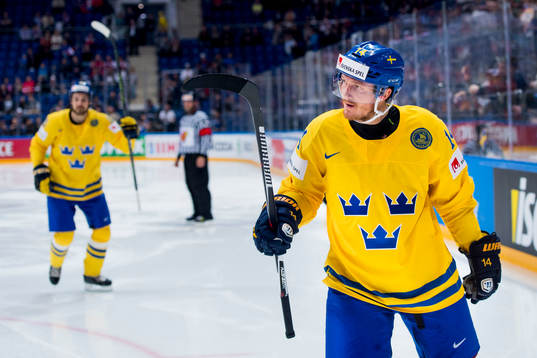 Sveriges Gustav Nyquist jublar