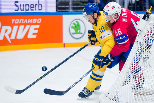 Sveriges Johan Fransson och Norges Mathis Olimb