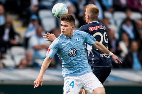 4 Malmö FFs Vidar Örn Kjartansson och Gefles Martin