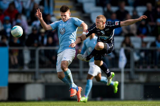 4 Malmö FFs Vidar Örn Kjartansson och Gefles Anton Lans