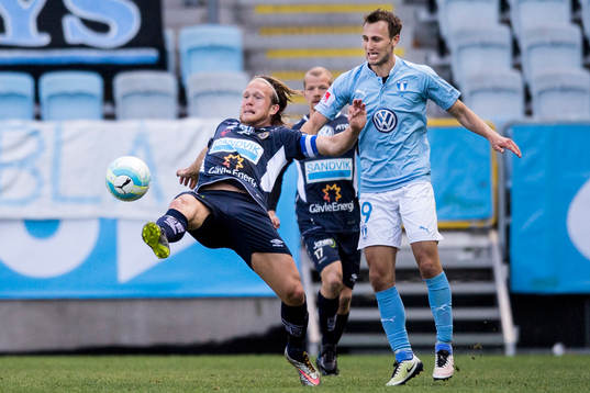 4 Gefles Anders Bååth och Malmö FFs Magnus Wolff Eikrem