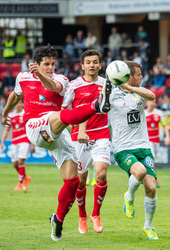 Kalmars Marko Biskupovic och Emin Nouri samt Hammarbys