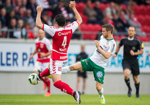 Kalmars Marko Biskupovic och Hammarbys Måns Söderqvist