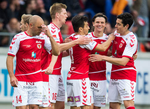 Kalmars Marcus Antonsson jublar
