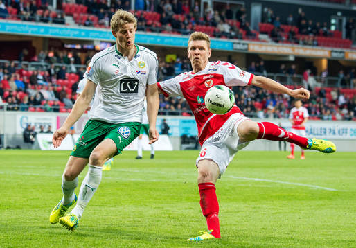 Kalmars David Elm och Hammarbys Lars Saetra