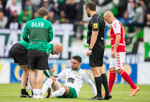 Hammarbys Imad Khalili skadade sig