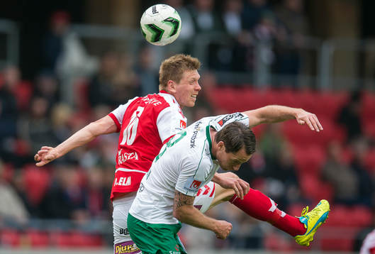 Kalmars David Elm och Hammarbys Johan Persson