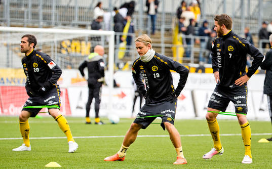 Elfsborgs Emir Bajrami, Simon Hedlund och Marcus Rohdén