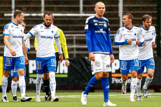 Norrköpings Emir Kujovic jublar