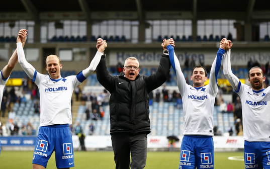 Norrköpings Andreas Johansson, , tränare Jan Andersson,