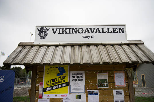 Exteriör av Vikingavallen
