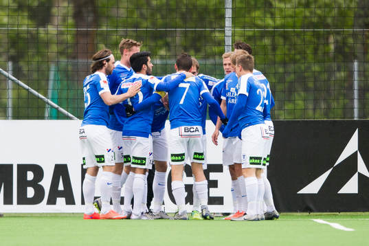 Trelleborgs spelare jublar