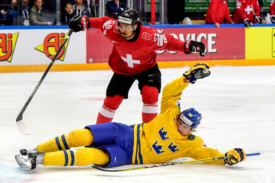 Schweiz Eric Blum och Sveriges Johan Sundström