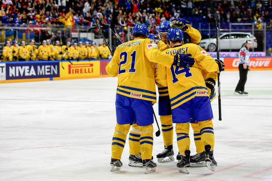 Sveriges Gustav Nyquist jublar