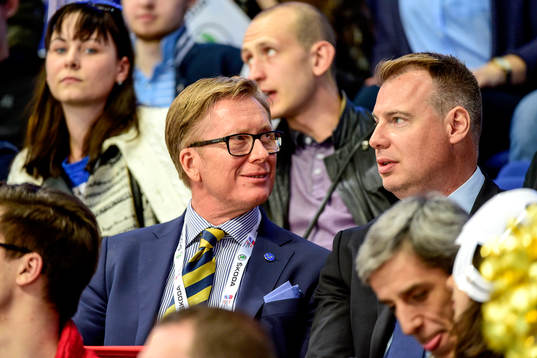 Sveriges general manager Tommy Boustedt och blivande