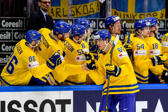 Sveriges Andre Burakovsky jublar