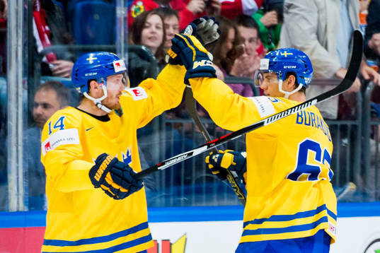Sveriges Gustav Nyquist kramar om Andre Burakovsky