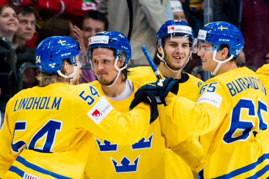 Sveriges Anton Lindholm, Magnus Nygren och Alexander
