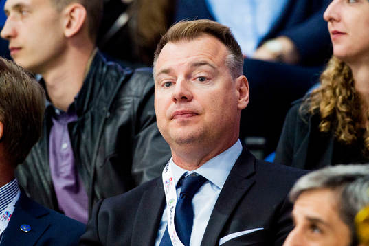 Sveriges blivande förbundskapten Richard Grönborg på