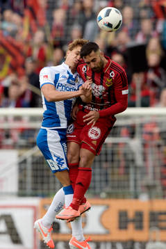 Östersunds Saman Ghoddos och IFK Göteborgs Thomas Rogne