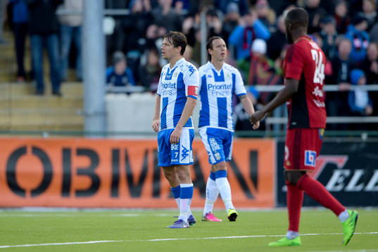 IFK Göteborgs Mads Albeck och Martin Smedberg Dalence