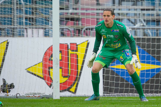 Falkenbergs målvakt Otto Martler