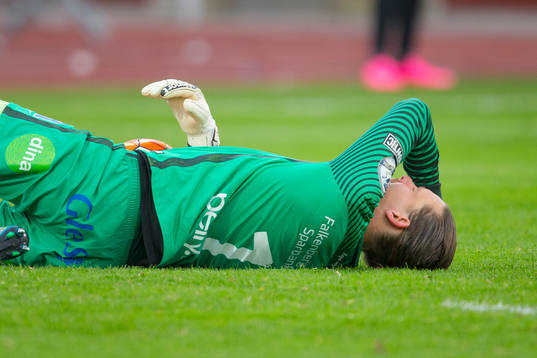 Falkenbergs målvakt Otto Martler