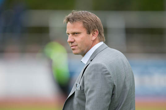 Falkenbergs tränare Hans Eklund