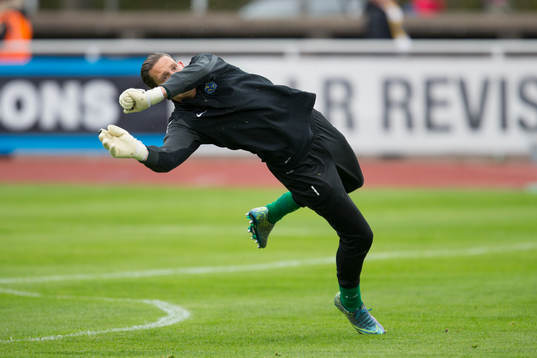 Falkenbergs målvakt Otto Martler
