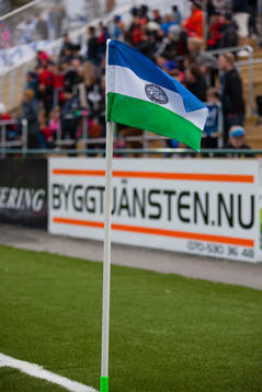 jämtlandsflaggan som hörnflagga