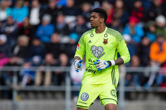 Östersunds Målvakt Jamal Blackman