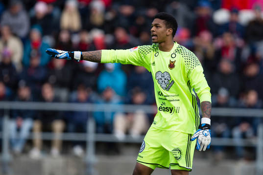 Östersunds Målvakt Jamal Blackman