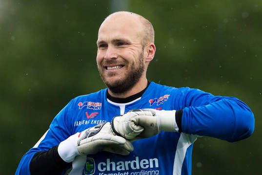 Varbergs målvakt Peter Dahlberg