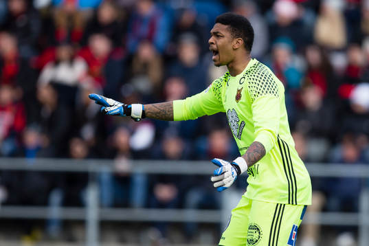 Östersunds Målvakt Jamal Blackman