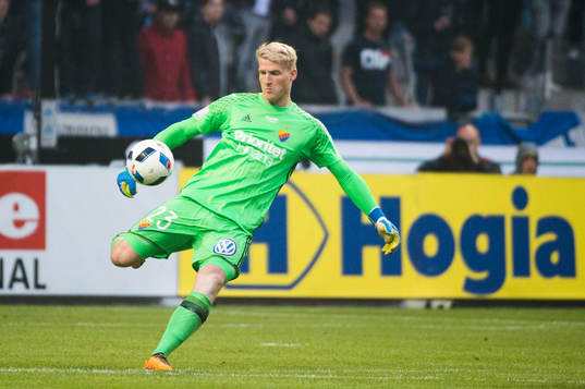 Djurgårdens målvakt Hampus Nilsson