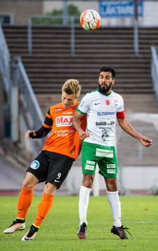 Kristianstads Jesper Rindmo och Prespa Birliks Firat Sahan